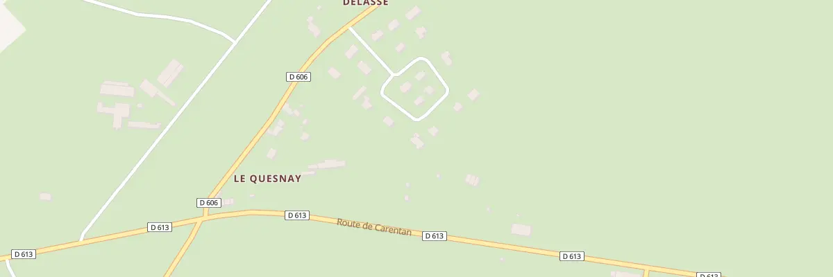 Plan de la Rue de l’Eglise - Les Veys à Carentan-les-Marais
