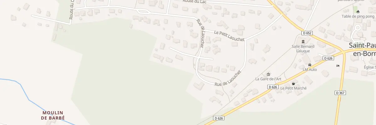 Plan du 401 Rte de Laouchet à Saint-Paul-en-Born