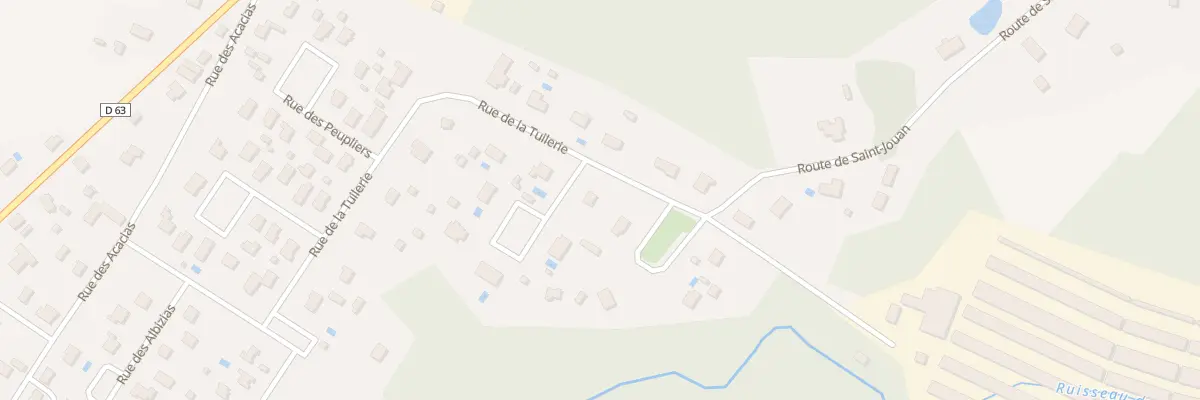 Plan du 65 Lot Le Courlis à Mézos