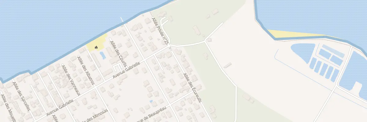 Plan du 50 All des Ecureuils à La Tremblade