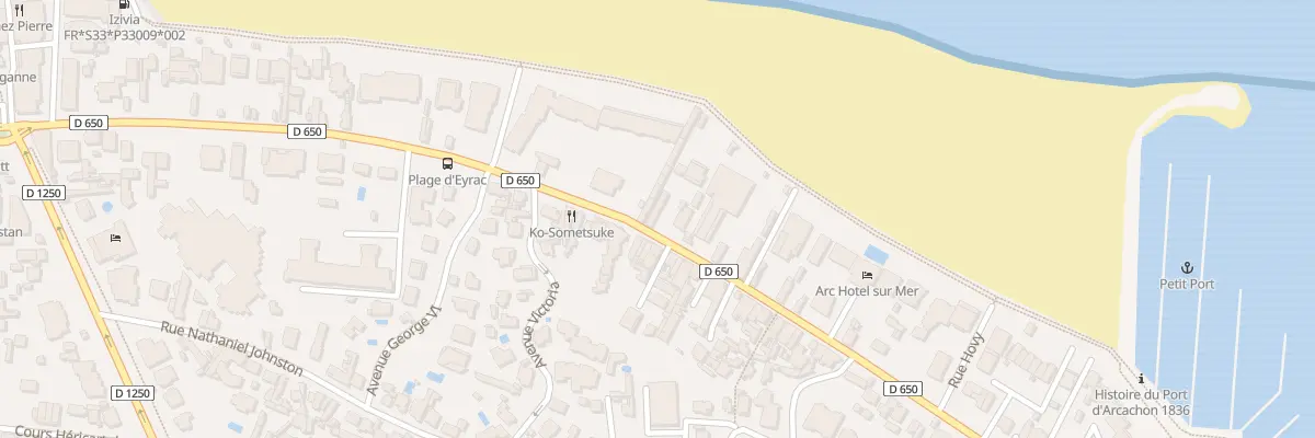 Plan du 117 Bd de la Plage à Arcachon
