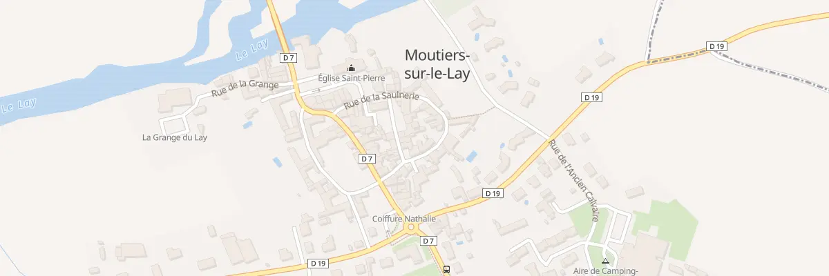 Plan du 9 Rue pousse penille à Moutiers-sur-le-Lay