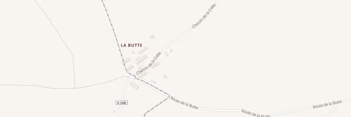Plan du 3 Che de Crête à Montabot