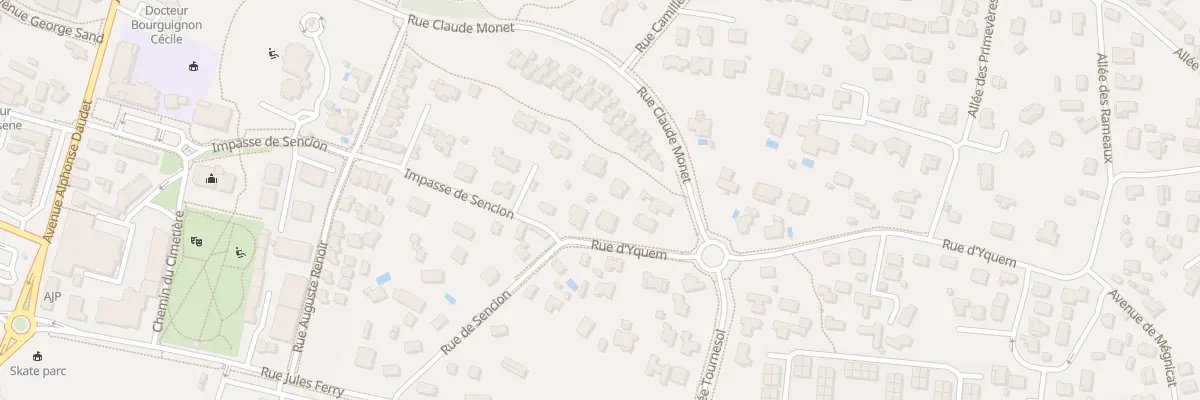 Plan du 29B Rue d’Yquem à Biscarrosse