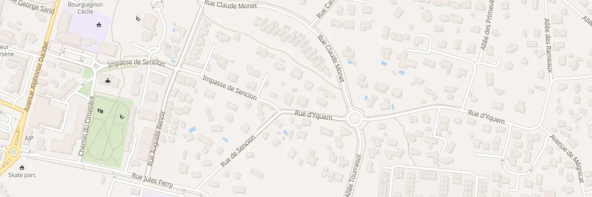Plan du 37 Rue d’Yquem à Biscarrosse