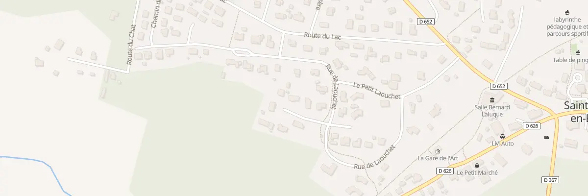 Plan du 425 Rte de Laouchet à Saint-Paul-en-Born