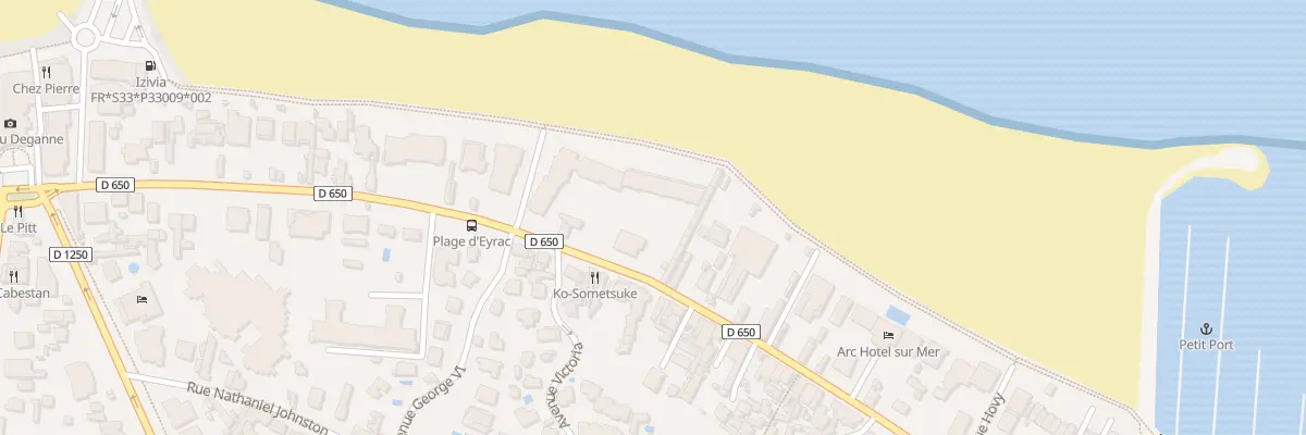Plan du 125 Bd de la Plage à Arcachon