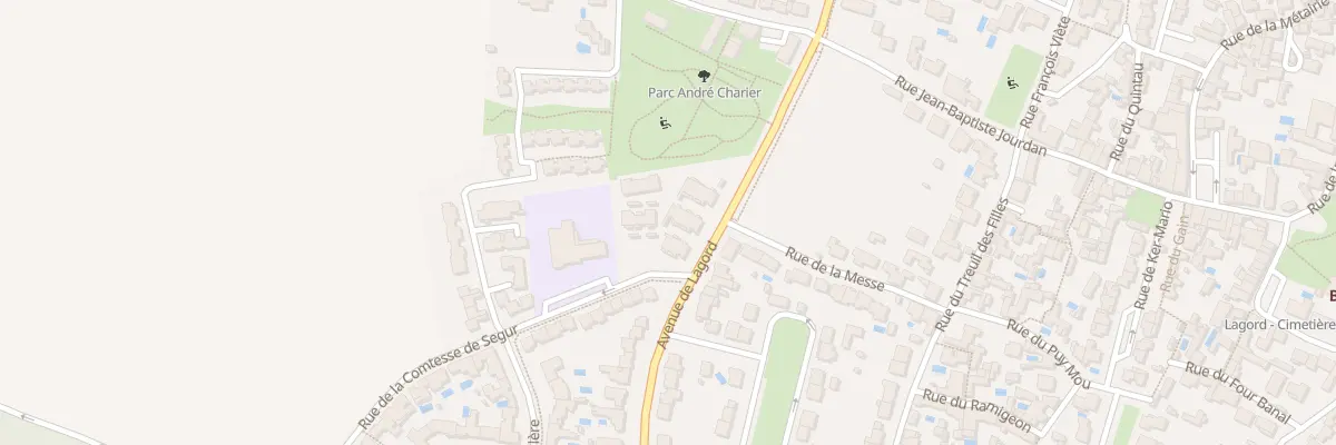 Plan du 2 Rue La Comtesse de Segur à Lagord