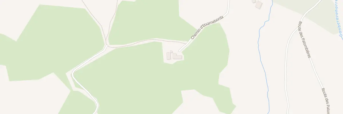 Plan du 390 Che d’Etxarneborda à Lantabat