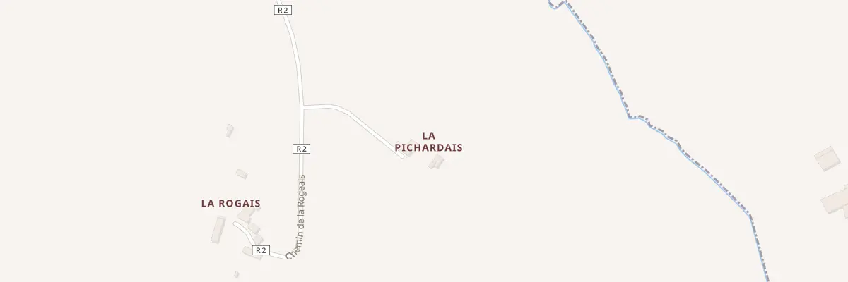 Plan du 13 A la Pichardais à Monthault