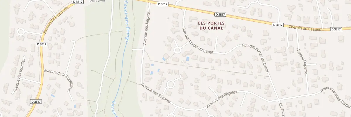 Plan du 16 Rue Portes du Canal à Lège-Cap-Ferret