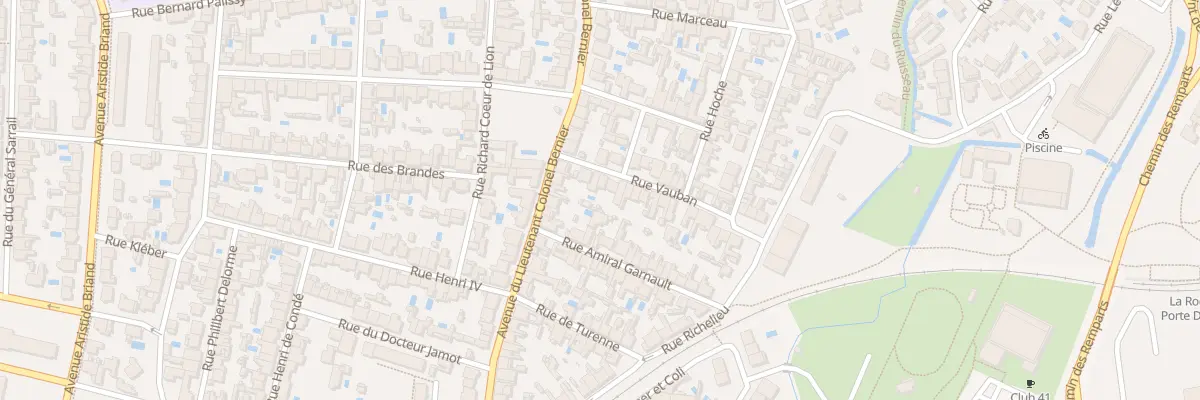 Plan du 8 Rue Vauban à La Rochelle