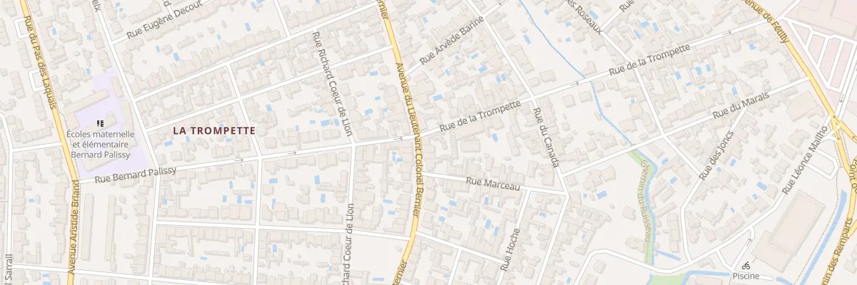 Plan du 126 Av du Lieutenant Col Bernier à La Rochelle