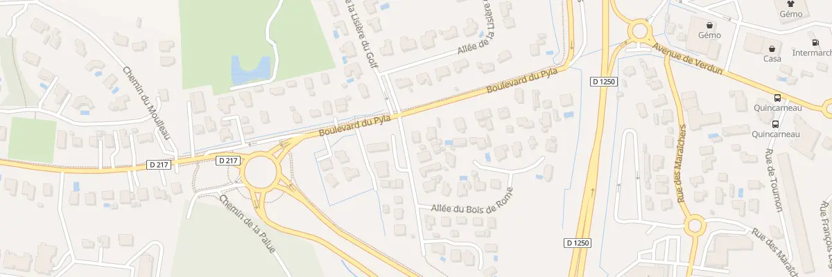 Plan du 1 All du Bois de Rome à La Teste-de-Buch