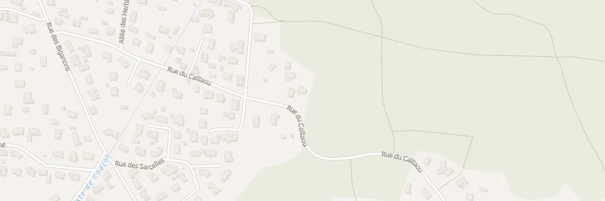 Plan du 429 Rue de Caillaou à Biscarrosse