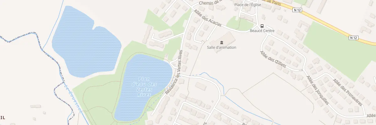 Plan du 3 Lot des Vertes Rives à Beaucé