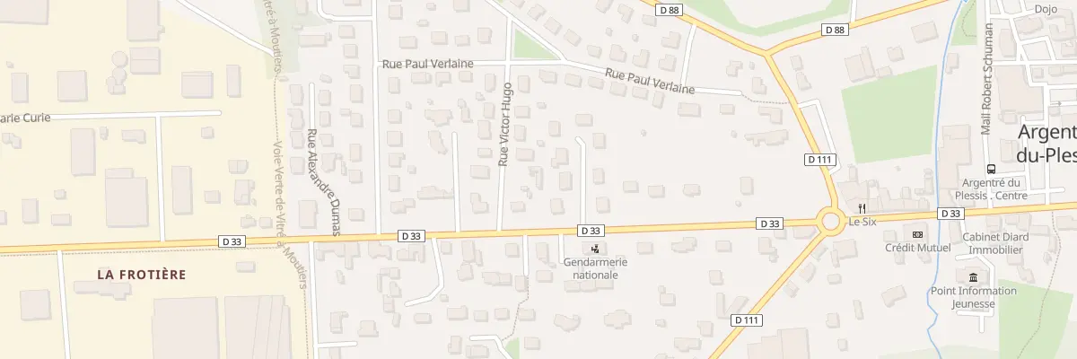Plan du 4 Rue Victor Hugo à Argentré-du-Plessis