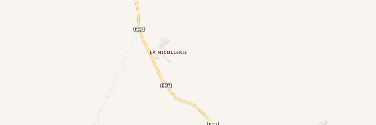 Plan du 1 La Nicollerie au Dézert