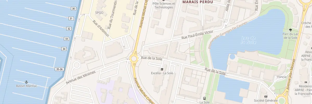 Plan du 17 Rue Paul-Émile Victor à La Rochelle