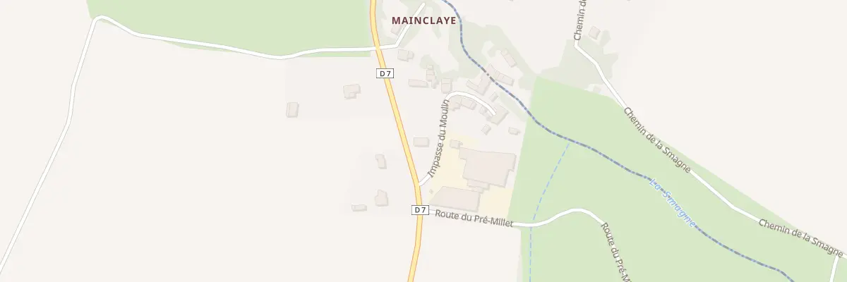 Plan de L’Aubraye à Corpe
