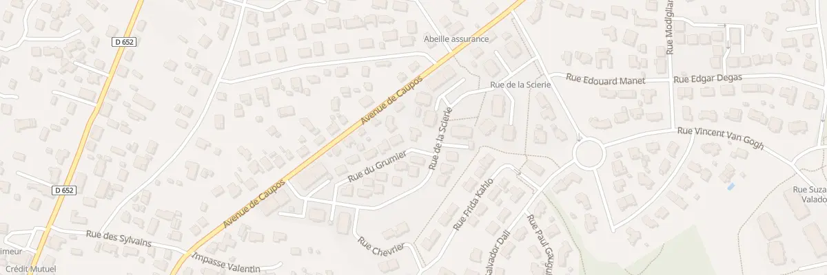 Plan du 137 Rue du Grumier à Biscarrosse