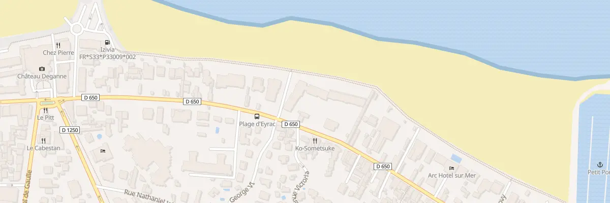 Plan du 127 Bd de la Plage à Arcachon