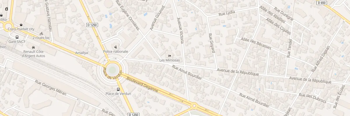 Plan du 75 Av de la République à Arcachon