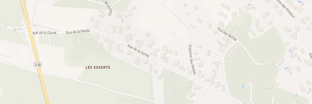 Plan du 70 Rue de la Garde à La Tremblade
