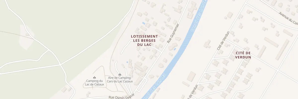 Plan du 42B Rue Guynemer Cazaux à La Teste-de-Buch