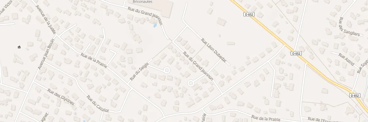 Plan du 9001F Rue du Grand Jeannon à Biscarrosse