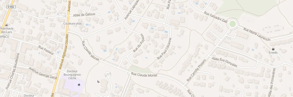 Plan du 115 Rue du Puyaou à Biscarrosse