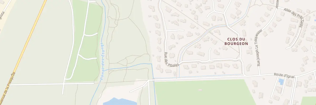 Plan du 23 Rue des Pibales à Lège-Cap-Ferret