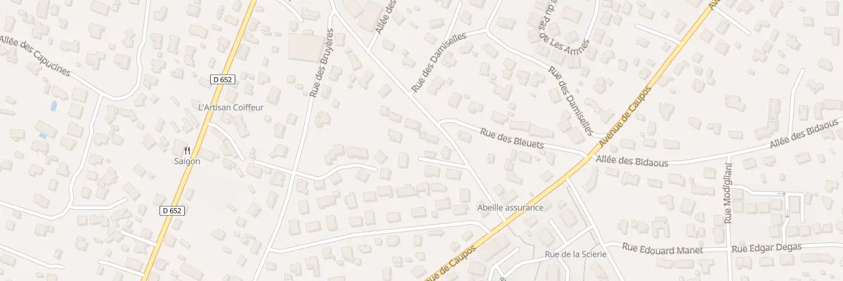 Plan du 32 Imp des Camélias à Biscarrosse
