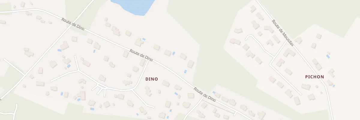 Plan du 364A Dino à Mézos