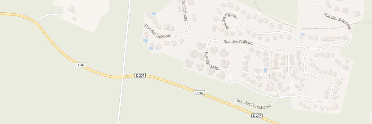 Plan du 1035 Lot les Pignots à Carcans