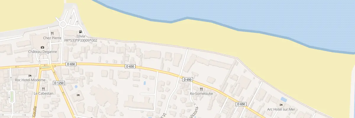 Plan du 129 Bd de la Plage à Arcachon