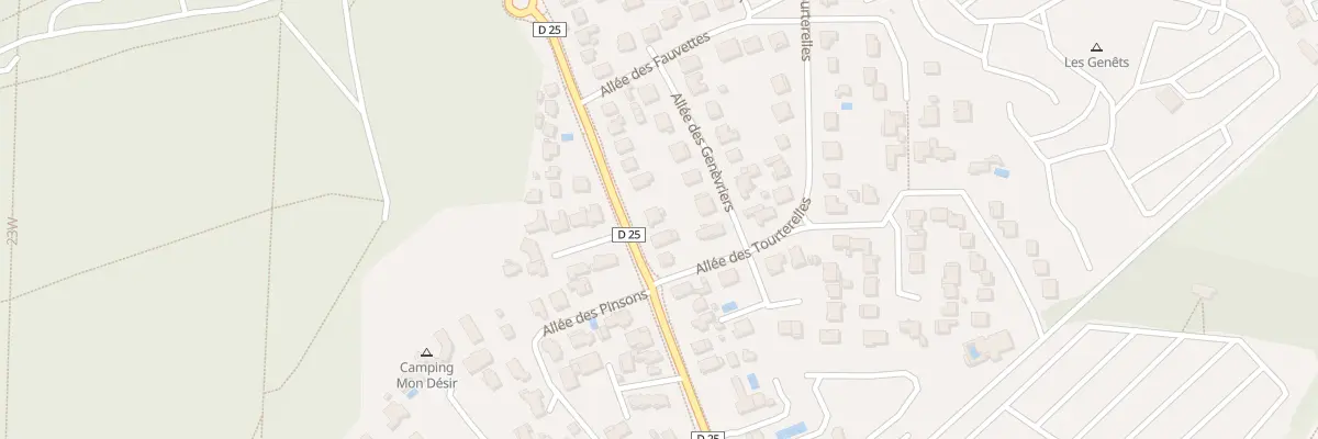 Plan du 40 Av de la Côte de Beauté à La Tremblade