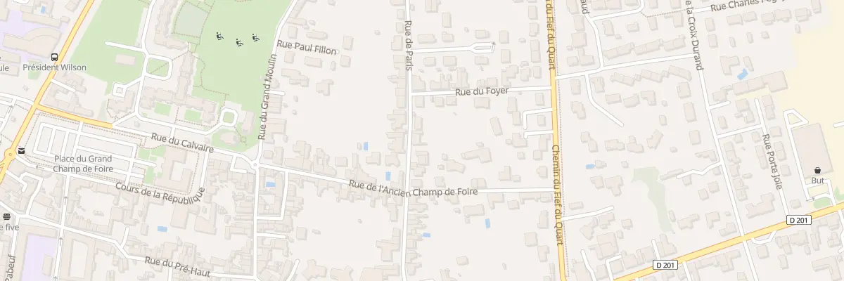 Plan du 36 Rue de paris à Luçon