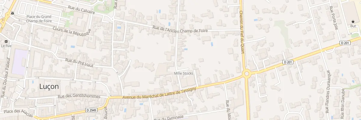 Plan du 12 Rue de paris à Luçon