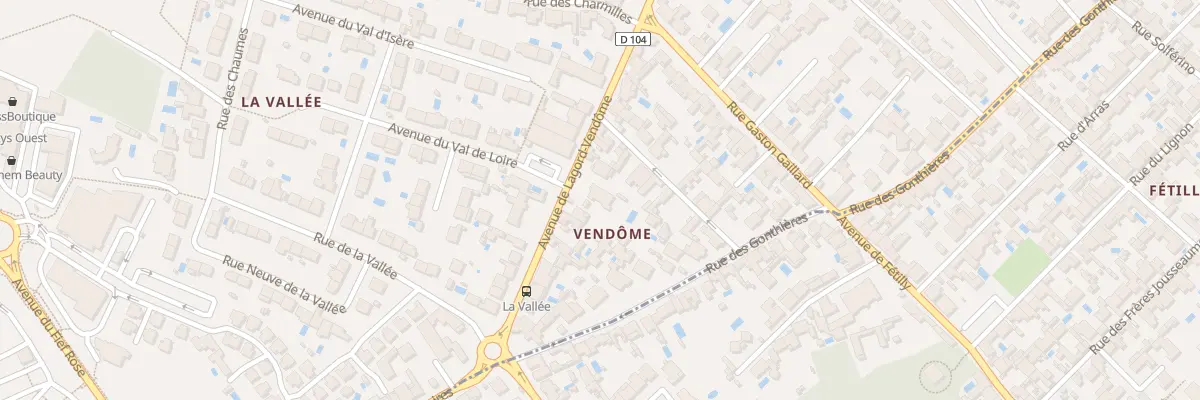 Plan du 24 Av de Lagord-Vendôme à Lagord
