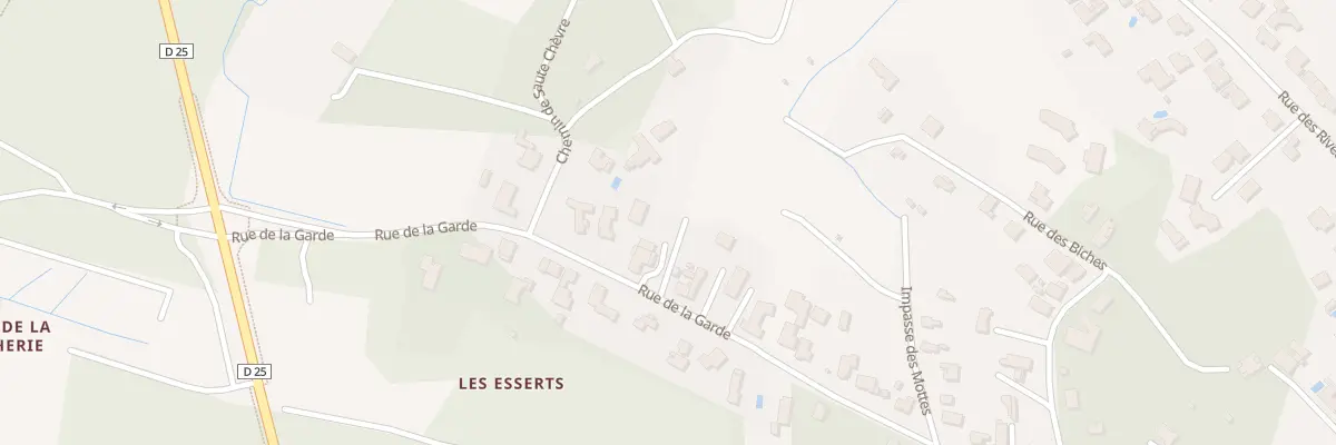 Plan du 86 Rue de la Garde à La Tremblade