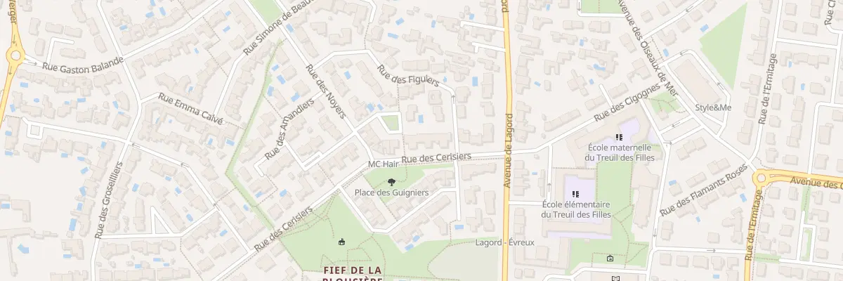 Plan du 6T Rue des Cerisiers à Lagord