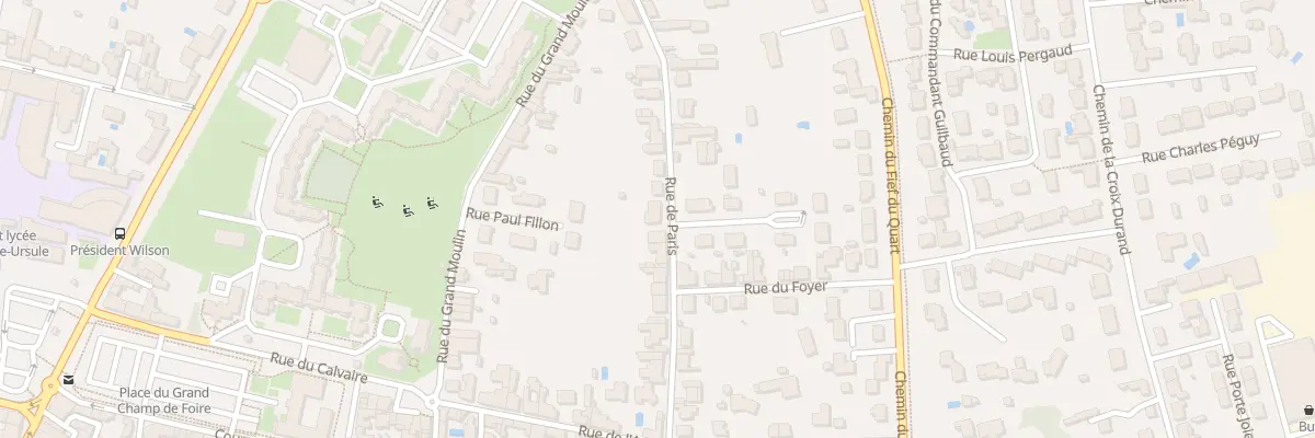Plan du 41 Rue de paris à Luçon