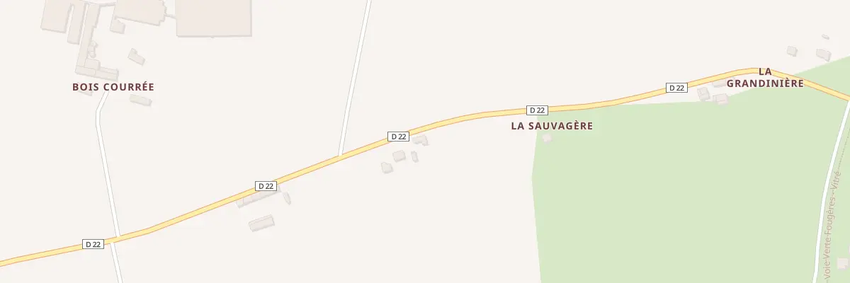 Plan du 293 La Pignonniere à La Selle-en-Luitré