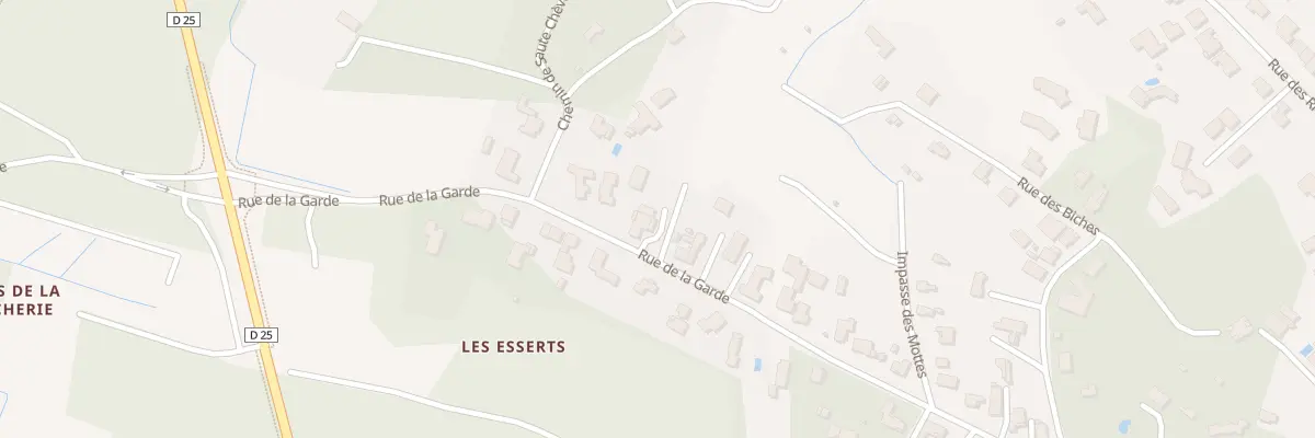 Plan du 90A Rue de la Garde à La Tremblade