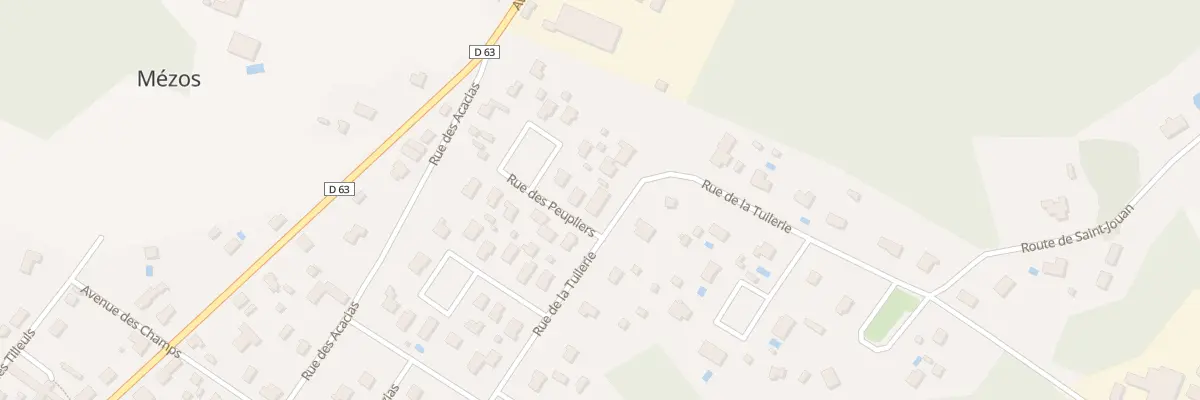 Plan du 42 Lot Le Courlis à Mézos