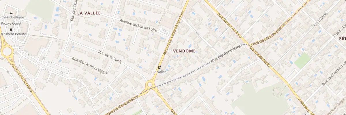 Plan du 14 Av de Lagord-Vendôme à Lagord