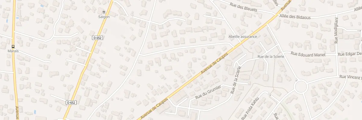 Plan du 120 Rue de la Forêt à Biscarrosse
