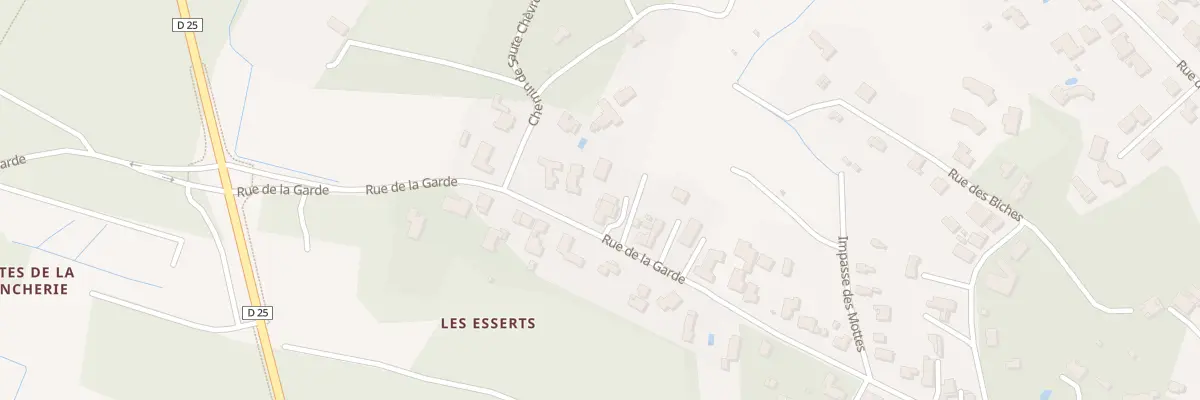 Plan du 90 Rue de la Garde à La Tremblade