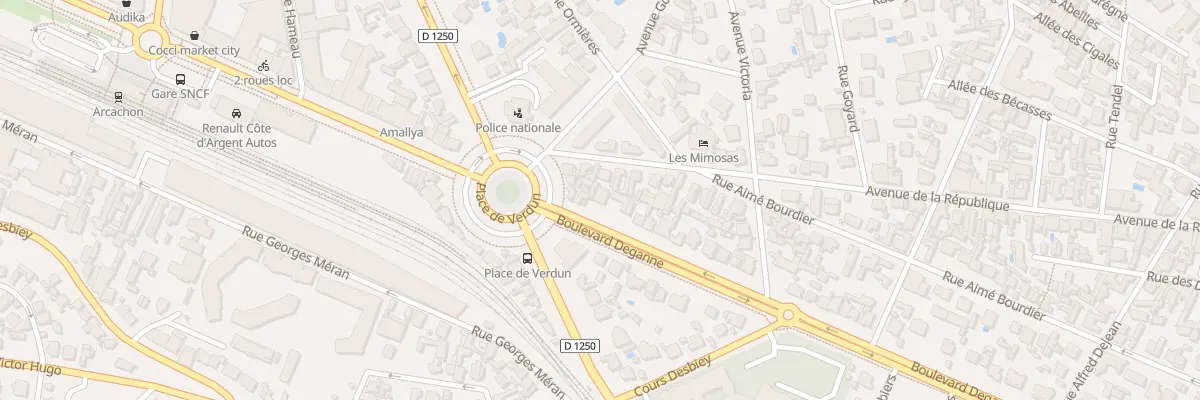 Plan du 141 Bd Deganne à Arcachon